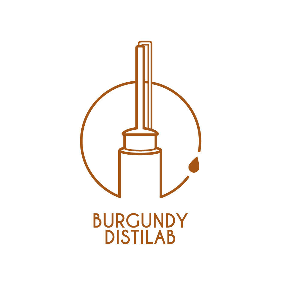 Logo burgundy distilab